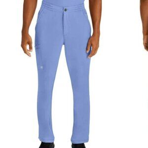HH Works Healing Hands Scrub Pants Men XL Ceil Blue Style 9590 Ryan Straight
